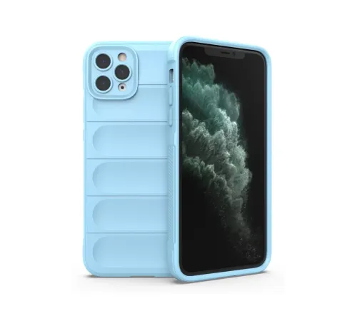 Apple iPhone 11 Pro Max Kılıf Optimum Silikon - Sky Blue