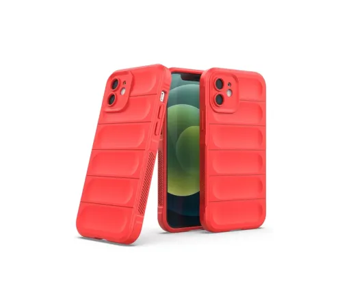 Apple iPhone 12 Kılıf Optimum Silikon - Kırmızı