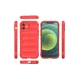 Apple iPhone 12 Kılıf Optimum Silikon - Kırmızı