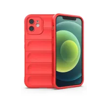 Apple iPhone 12 Kılıf Optimum Silikon - Kırmızı