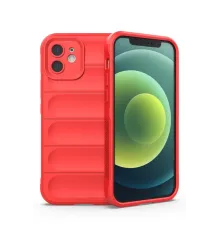 Apple iPhone 12 Kılıf Optimum Silikon - Kırmızı