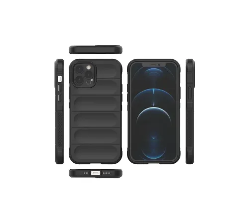 Apple iPhone 12 Pro Kılıf Optimum Silikon - Siyah