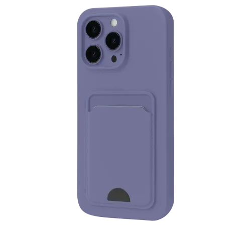 Apple iPhone 16 Plus Kılıf Kelvin Kartvizitli Silikon - Lila