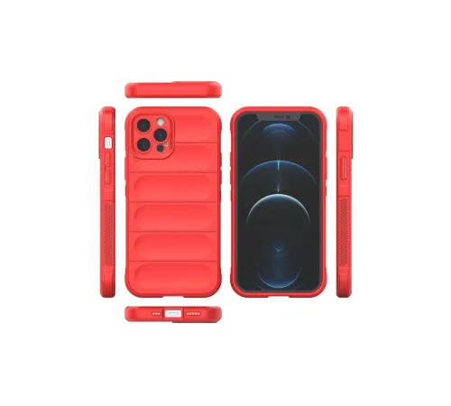 Apple iPhone 12 Pro Kılıf Optimum Silikon - Kırmızı