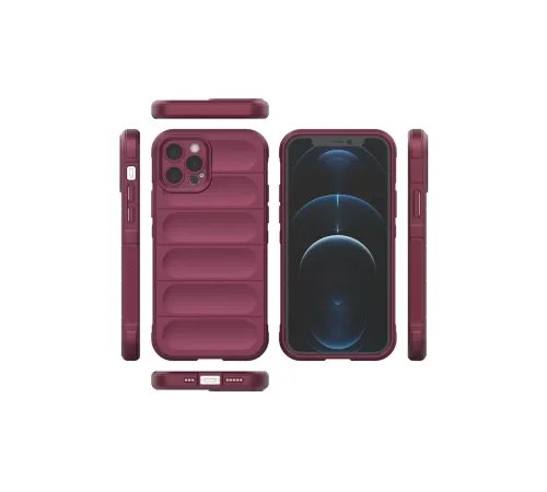 Apple iPhone 12 Pro Kılıf Optimum Silikon - Bordo