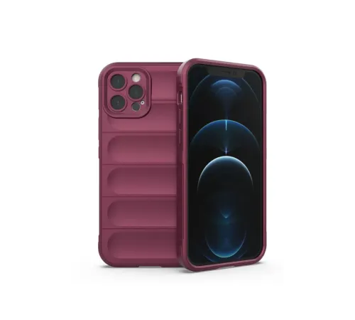 Apple iPhone 12 Pro Kılıf Optimum Silikon - Bordo
