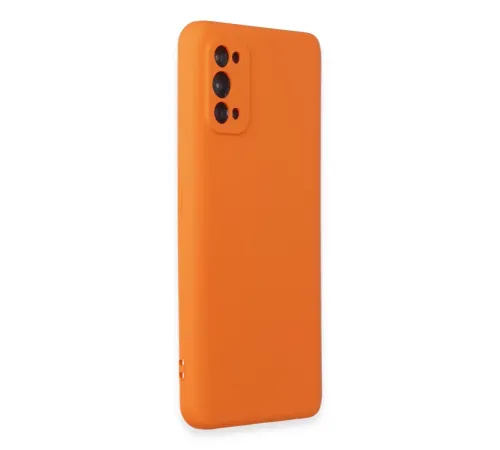 Realme 7 Pro Kılıf Nano içi Kadife Silikon - Turuncu