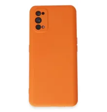 Realme 7 Pro Kılıf Nano içi Kadife Silikon - Turuncu