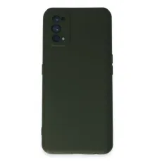 Realme 7 Pro Kılıf Nano içi Kadife Silikon - Koyu Yeşil
