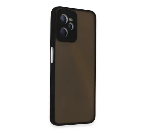 Realme C35 Kılıf Montreal Silikon Kapak - Siyah
