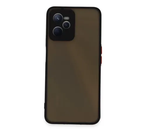 Realme C35 Kılıf Montreal Silikon Kapak - Siyah