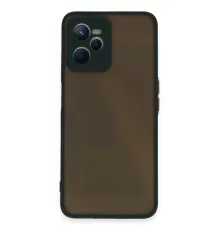 Realme C35 Kılıf Montreal Silikon Kapak - Yeşil