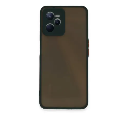 Realme C35 Kılıf Montreal Silikon Kapak - Yeşil