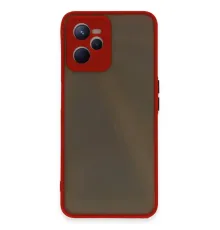 Realme C35 Kılıf Montreal Silikon Kapak - Kırmızı