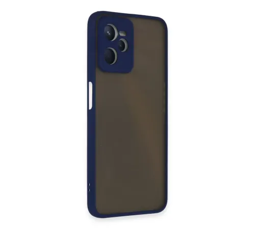 Realme C35 Kılıf Montreal Silikon Kapak - Lacivert
