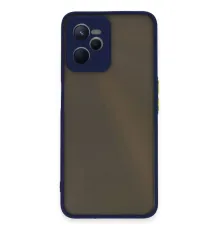 Realme C35 Kılıf Montreal Silikon Kapak - Lacivert