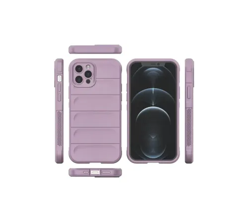 Apple iPhone 12 Pro Kılıf Optimum Silikon - Mor