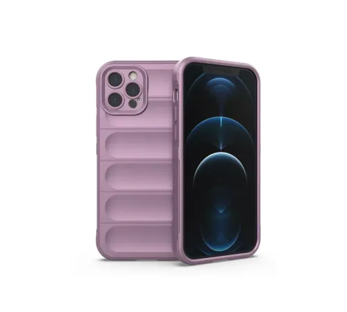 Apple iPhone 12 Pro Kılıf Optimum Silikon - Mor