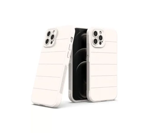 Apple iPhone 12 Pro Kılıf Optimum Silikon - Krem