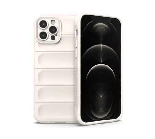 Apple iPhone 12 Pro Kılıf Optimum Silikon - Krem