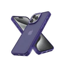Apple iPhone 14 Pro Kılıf Elegant Kapak - Derin Mor