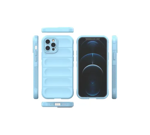 Apple iPhone 12 Pro Kılıf Optimum Silikon - Sky Blue
