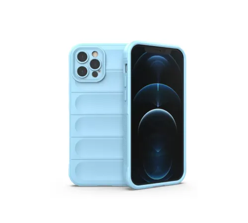 Apple iPhone 12 Pro Kılıf Optimum Silikon - Sky Blue