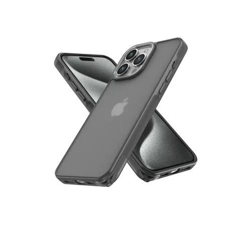 Apple iPhone 14 Pro Kılıf Elegant Kapak - Titan Gri