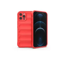 Apple iPhone 12 Pro Max Kılıf Optimum Silikon - Kırmızı
