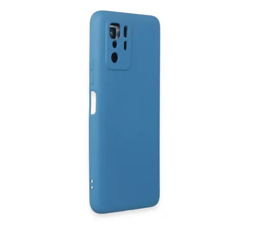 Xiaomi Poco X3 GT Kılıf Nano içi Kadife Silikon - Mavi