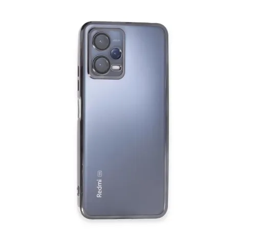 Xiaomi Redmi Note 12 Pro 5G Kılıf Lensli Silikon - Siyah