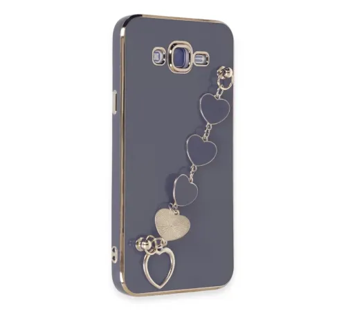 Samsung Galaxy J7 Kılıf Esila Silikon - Gri