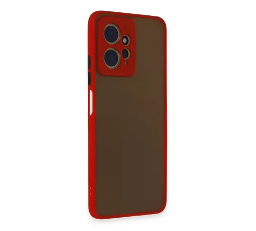 Xiaomi Redmi Note 12 4G Kılıf Montreal Silikon Kapak - Kırmızı