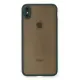 Apple iPhone XS Max Kılıf Montreal Silikon Kapak - Yeşil