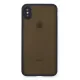 Apple iPhone XS Max Kılıf Montreal Silikon Kapak - Lacivert