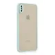 Apple iPhone XS Max Kılıf Montreal Silikon Kapak - Turkuaz