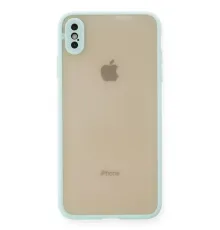 Apple iPhone XS Max Kılıf Montreal Silikon Kapak - Turkuaz