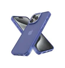 Apple iPhone 15 Pro Kılıf Elegant Kapak - Açık Mavi