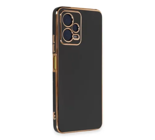 Xiaomi Redmi Note 12 Pro 5G Kılıf Volet Silikon - Siyah