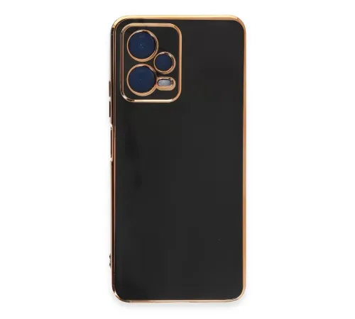 Xiaomi Redmi Note 12 Pro 5G Kılıf Volet Silikon - Siyah