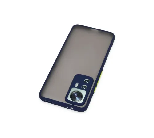 Xiaomi Mi 12T Pro Kılıf Montreal Silikon Kapak - Lacivert