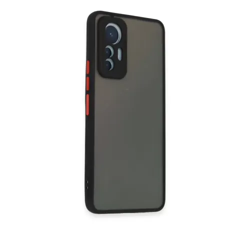 Xiaomi Mi 12 Lite Kılıf Montreal Silikon Kapak - Siyah