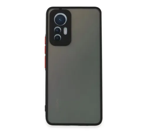 Xiaomi Mi 12 Lite Kılıf Montreal Silikon Kapak - Siyah