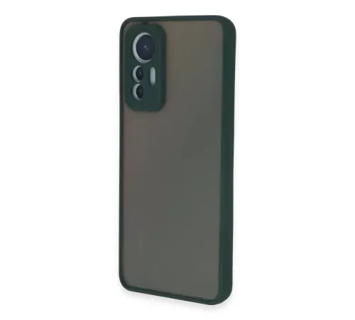 Xiaomi Mi 12 Lite Kılıf Montreal Silikon Kapak - Yeşil