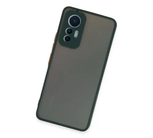 Xiaomi Mi 12 Lite Kılıf Montreal Silikon Kapak - Yeşil