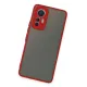 Xiaomi Mi 12 Lite Kılıf Montreal Silikon Kapak - Kırmızı