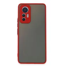 Xiaomi Mi 12 Lite Kılıf Montreal Silikon Kapak - Kırmızı