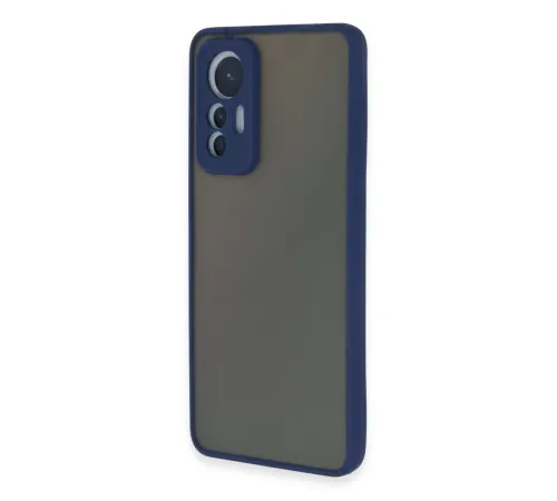 Xiaomi Mi 12 Lite Kılıf Montreal Silikon Kapak - Lacivert