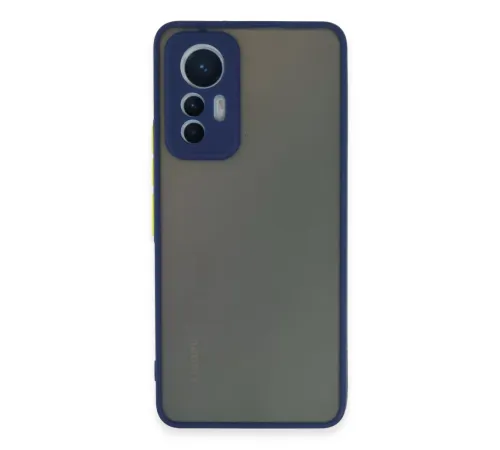 Xiaomi Mi 12 Lite Kılıf Montreal Silikon Kapak - Lacivert