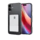 Apple iPhone 16 Kılıf Kart Şeffaf Silikon - Şeffaf